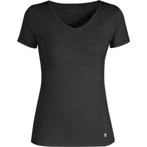 Fjallraven Abisko Cool T-shirt Women's Large Dark Grey Trekking Adventure Travel